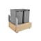 Rev-A-Shelf Maple Veneer, Light Brown, 17.25 in W, 23.19 in H, 21.75 in D, 21.75 in L, Light Brown 4WCBM-2150DM-2 - alternate 1